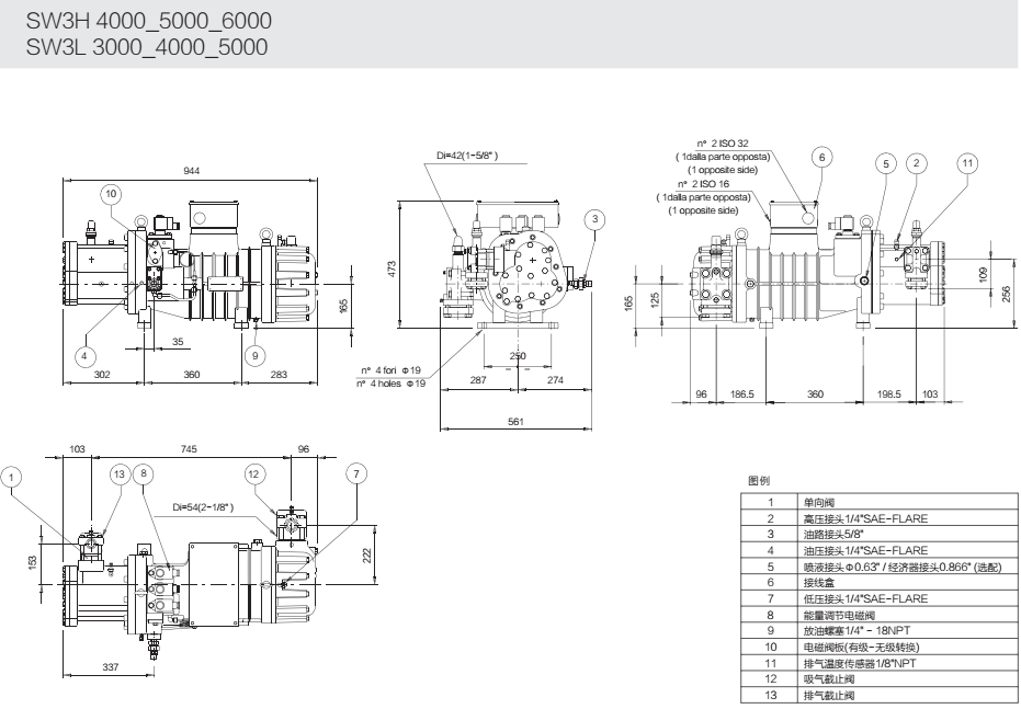 萊富康60匹螺桿低溫壓縮機 SW3L6000-L4 萊富康60匹螺桿低溫壓縮機 SW3L6000-L4